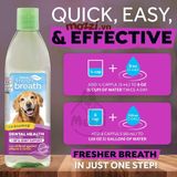  Tropiclean Nước vệ sinh răng miệng pha uống 473ml cho chó mèo 