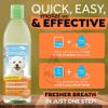 Nước vệ sinh răng miệng Tropiclean Fresh Breath pha uống Chai 473ml cho chó mèo