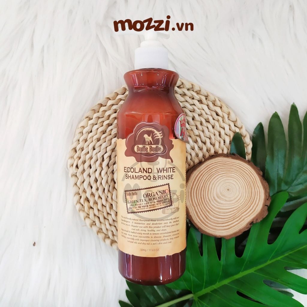 Sữa tắm Budle’Budle Organic Gội xả cho chó Budle Chai 500g