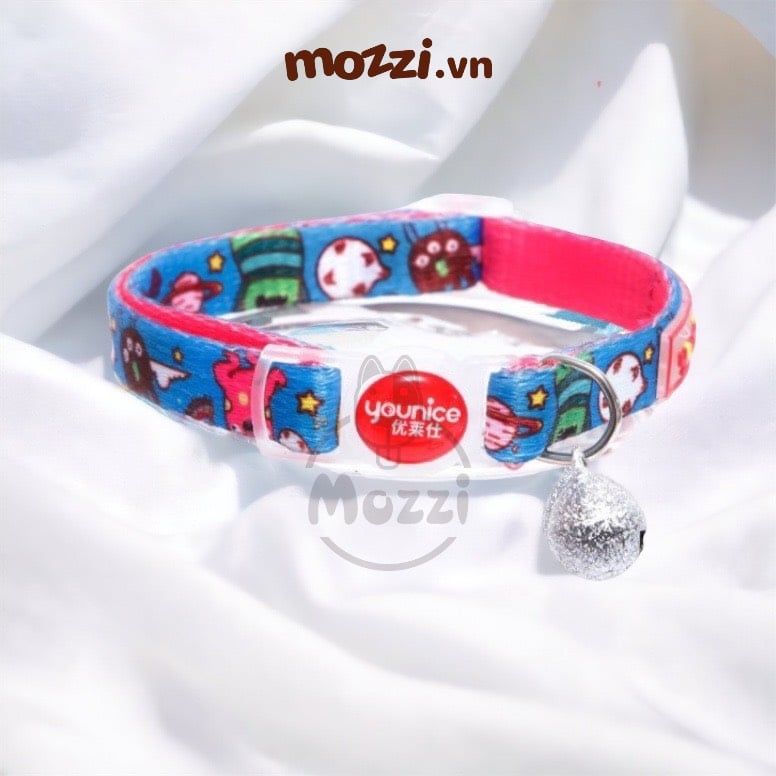 Younice Vòng cổ kèm chuông cho mèo [20-32cm 2-6kg]