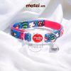 Younice Vòng cổ kèm chuông cho mèo [20-32cm 2-6kg]