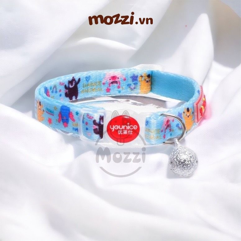 Younice Vòng cổ kèm chuông cho mèo [20-32cm 2-6kg]