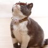 Vòng cổ cho chó mèo Nơ cotton denim dễ thương