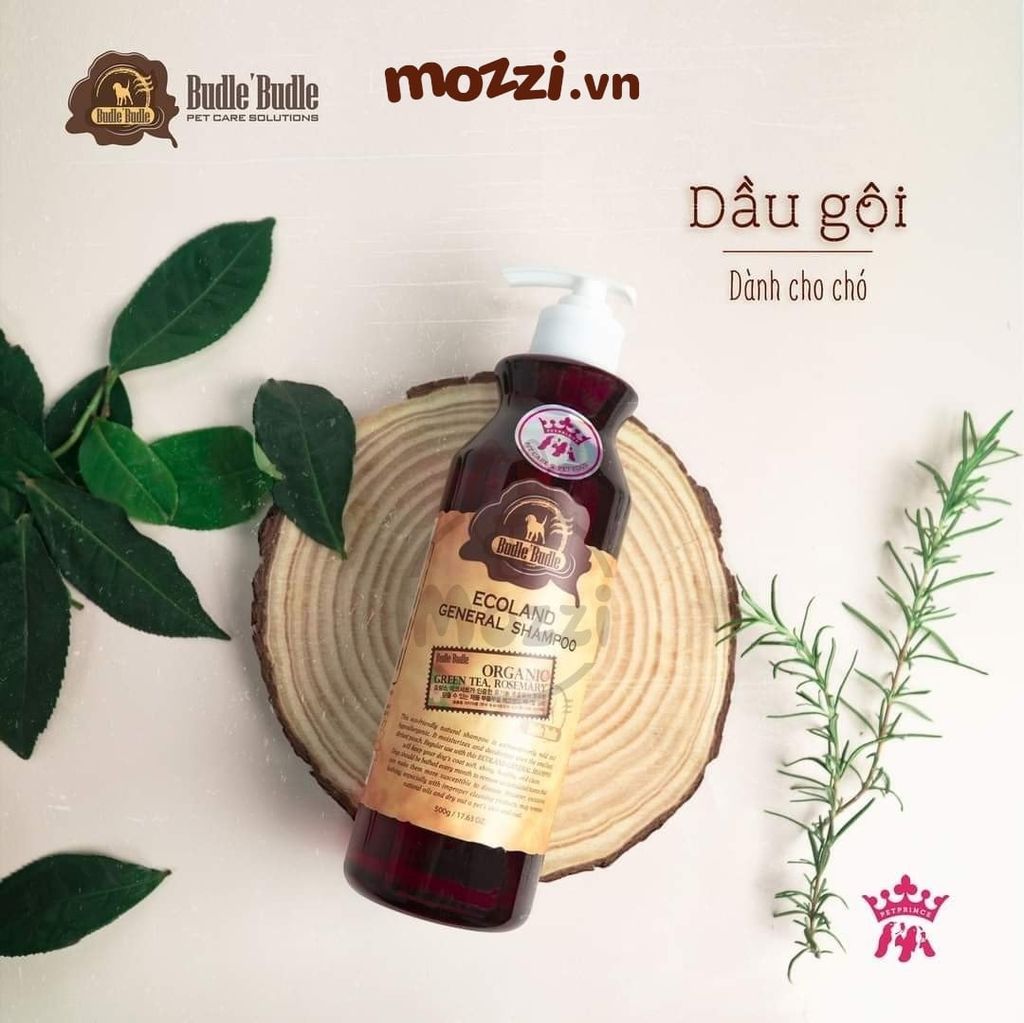 Sữa tắm Budle’Budle Organic Gội xả cho chó Budle Chai 500g