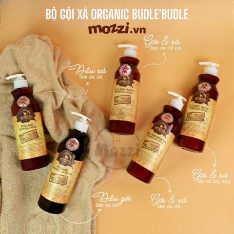  Sữa tắm Budle’Budle Organic Gội xả cho chó Budle Chai 500g 