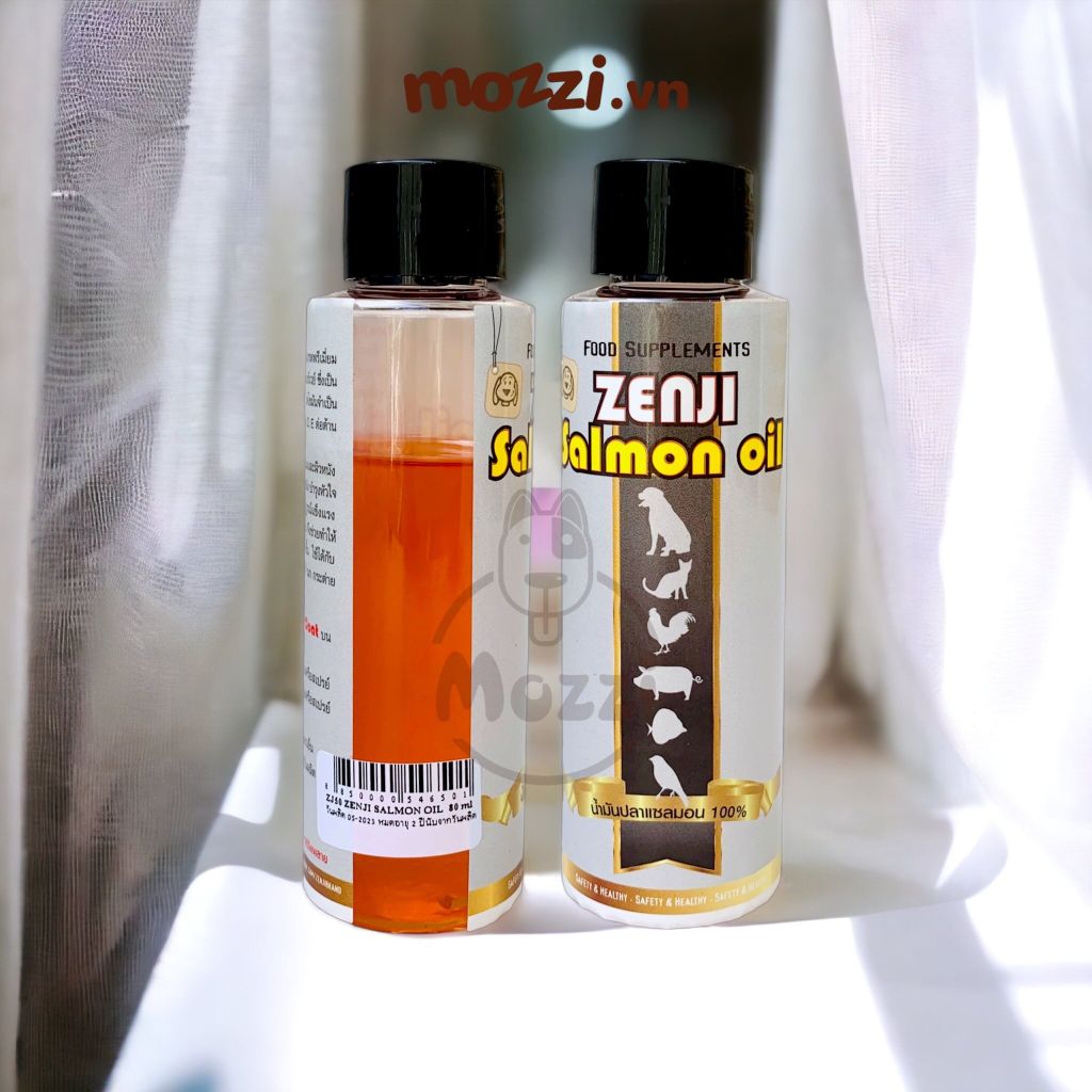 Dầu cá hồi dưỡng da lông Zenji Salmon Oil cho chó mèo