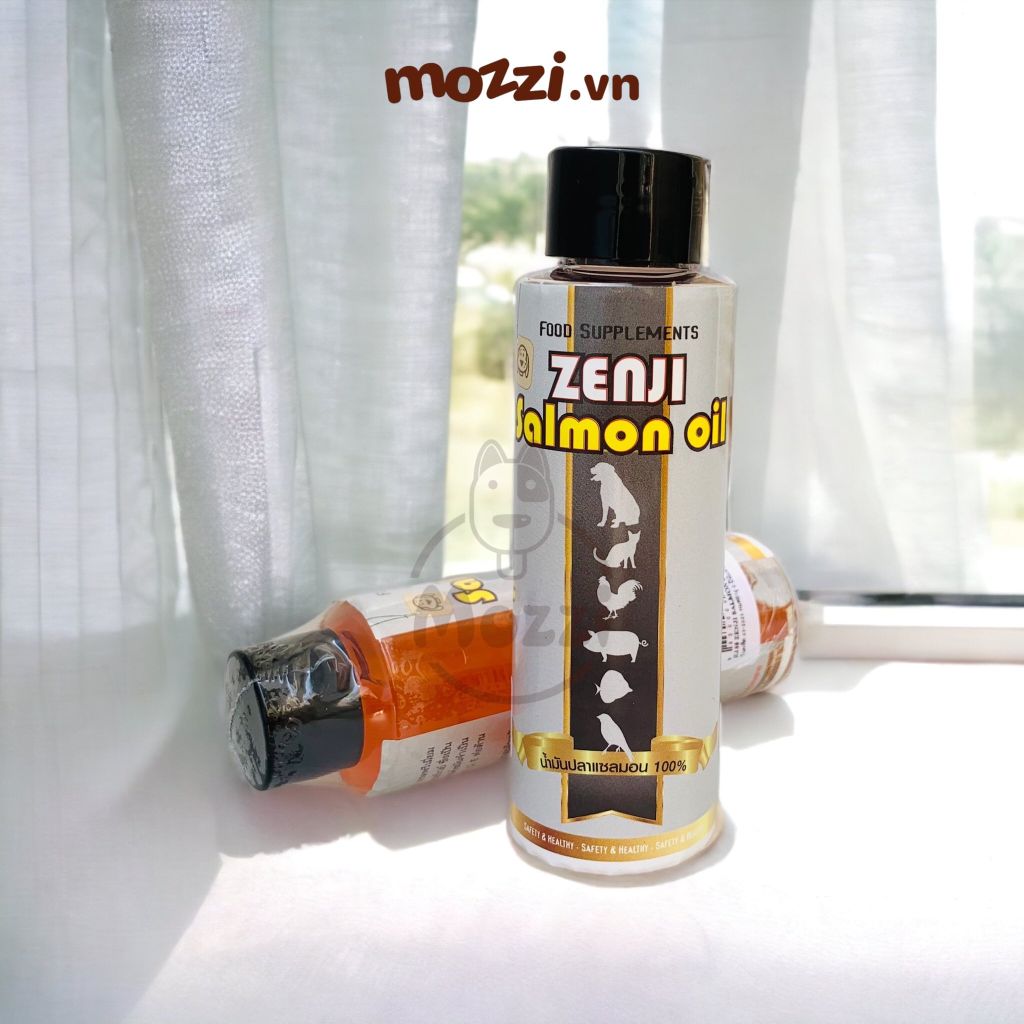 Dầu cá hồi dưỡng da lông Zenji Salmon Oil cho chó mèo