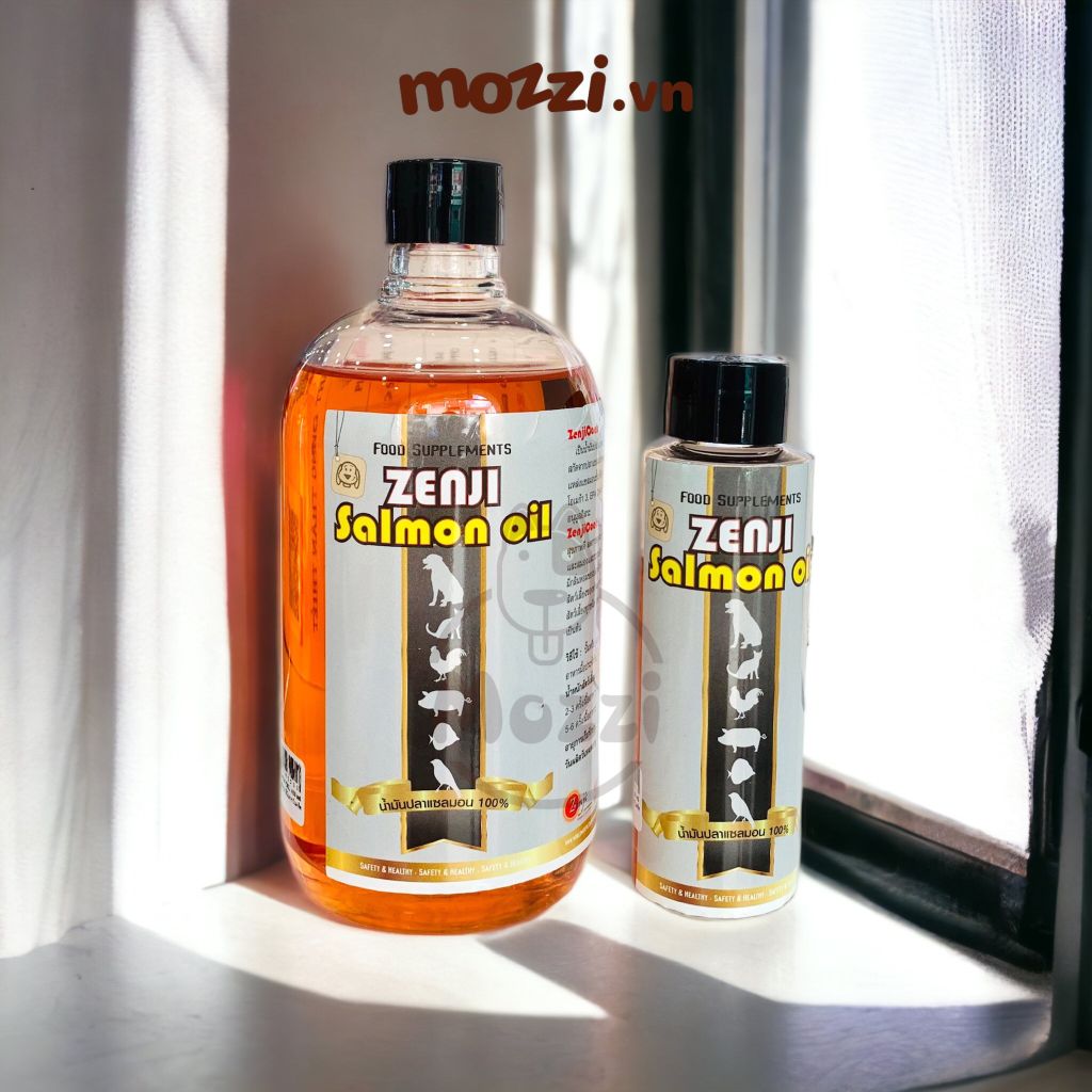 Dầu cá hồi dưỡng da lông Zenji Salmon Oil cho chó mèo