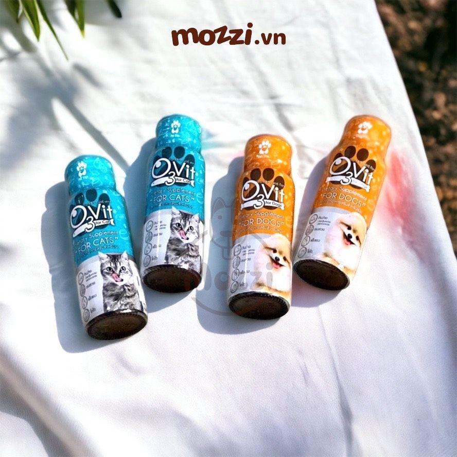Dầu cá dưỡng da lông O3vit Fish Oil Chai 50ml cho chó mèo