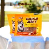  Snack cho chó Gà sấy sợi mềm Sasami Jerky Pet8 