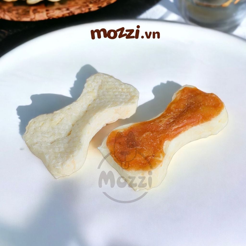 Snack cho chó Bánh xương giòn phủ thịt gà sấy Daddy Dog Thái Lan