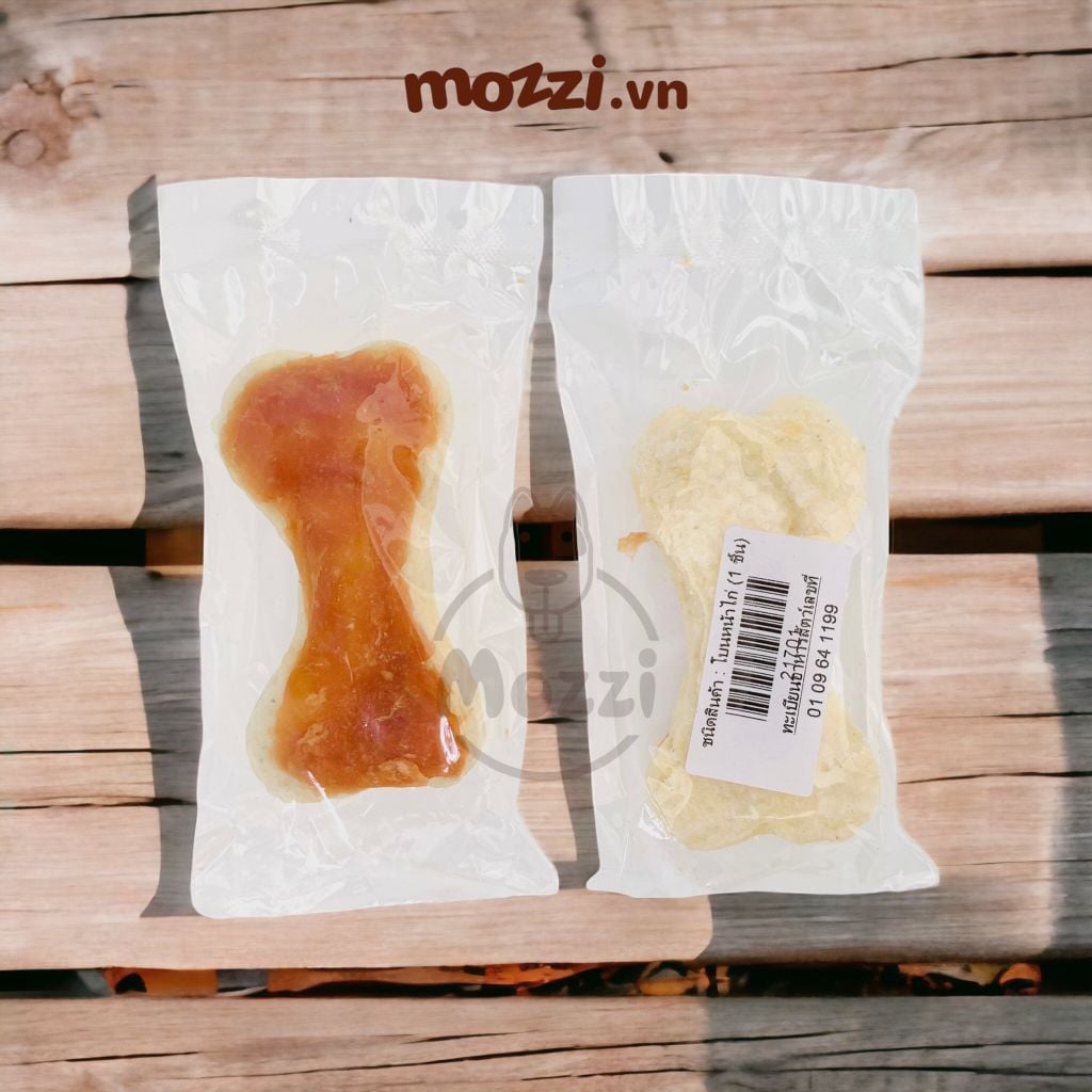 Snack cho chó Bánh xương giòn phủ thịt gà sấy Daddy Dog Thái Lan
