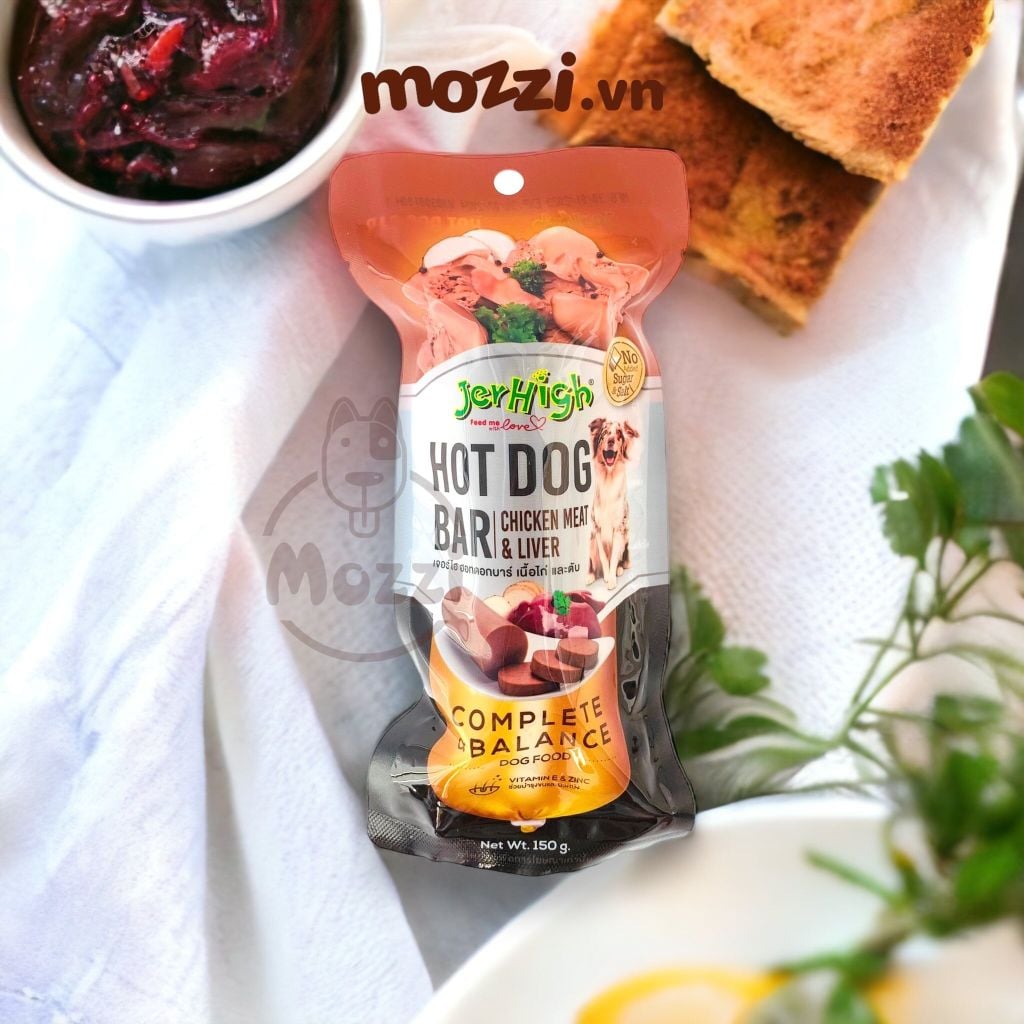 Snack cho chó Xúc xích Jerhigh cây 150gr