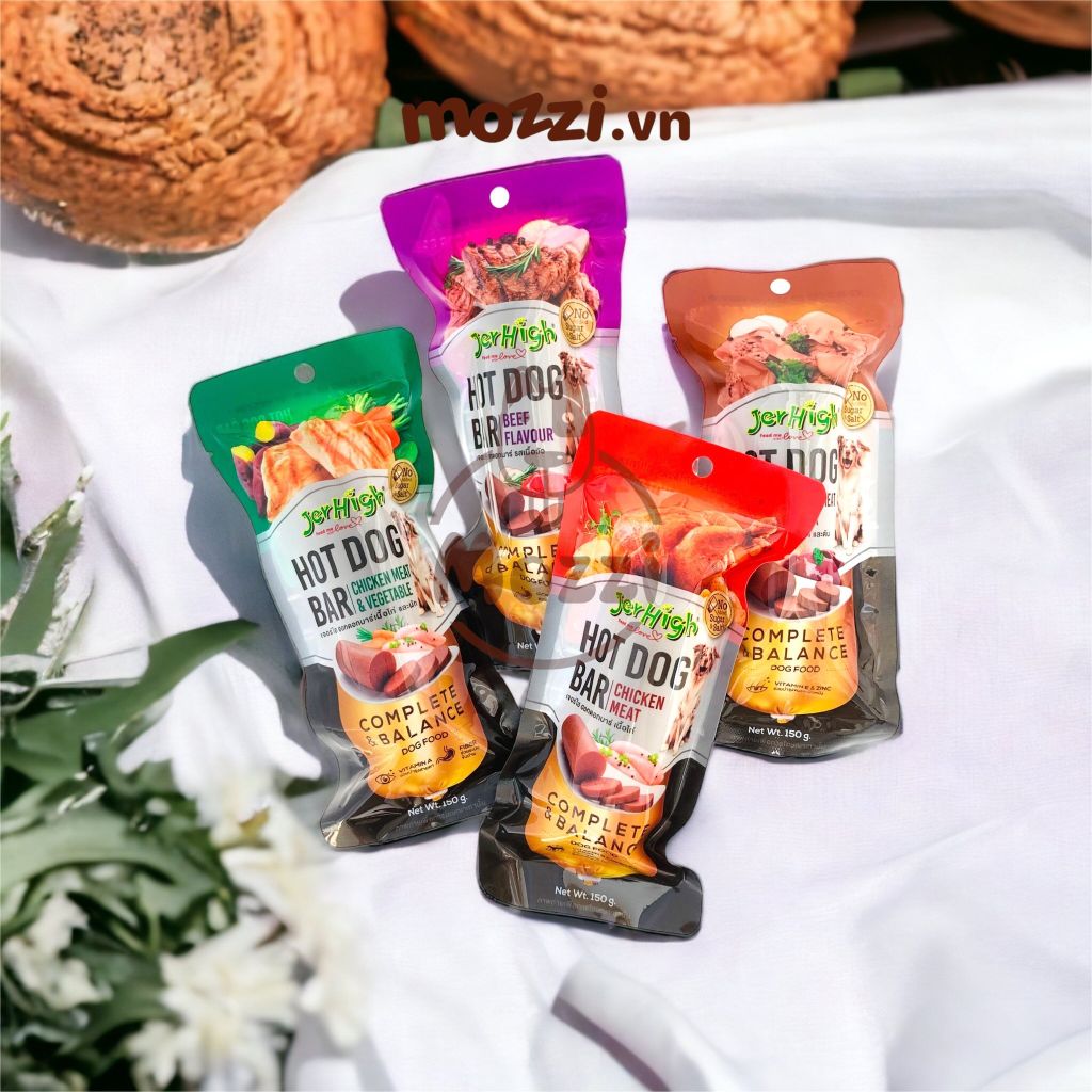 Snack cho chó Xúc xích Jerhigh cây 150gr