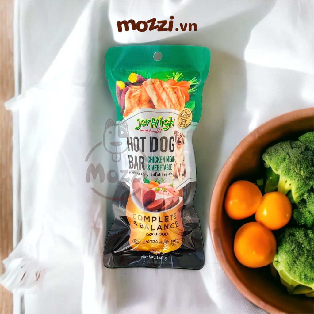 Snack cho chó Xúc xích Jerhigh cây 150gr