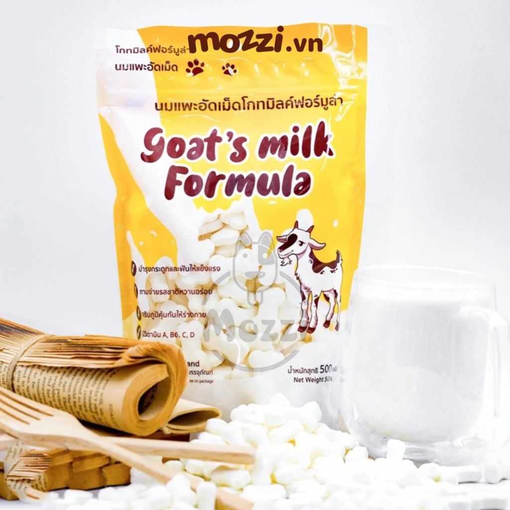 Snack cho chó Xương sữa dê Goat's Milk Formula Thái Lan bổ sung canxi