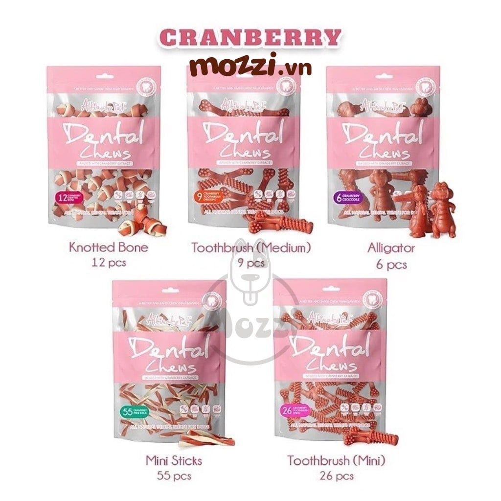 Snack cho chó Xương gặm sạch răng thơm miệng Dental Chews Altimate Pet