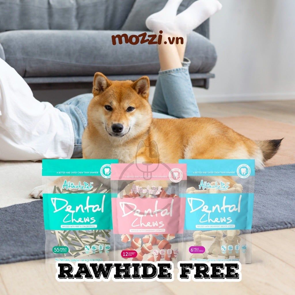 Snack cho chó Xương gặm sạch răng thơm miệng Dental Chews Altimate Pet