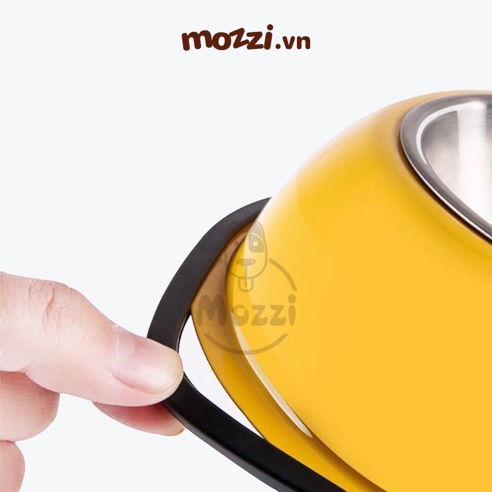 Khay thức ăn chén đôi inox nhiều họa tiết