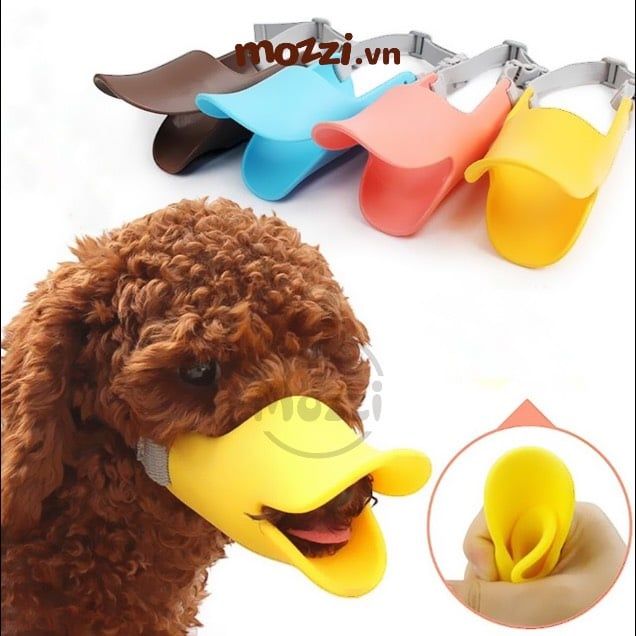 Rọ mõm hình mỏ vịt cho chó