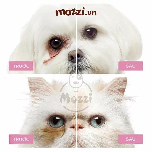 Khăn ướt lau sạch mắt nha đam Hipi Hộp 130 miếng cho chó mèo