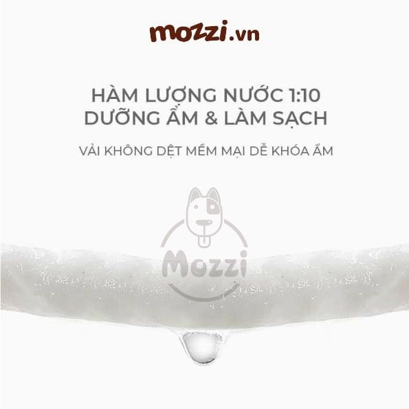 Khăn ướt lau sạch mắt nha đam Hipi Hộp 130 miếng cho chó mèo