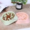 Chén ăn chống sặc hình tròn cho chó mèo