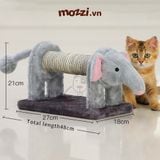  Cat tree Trụ mèo cào móng hình thú 