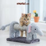  Cat tree Trụ mèo cào móng hình thú 