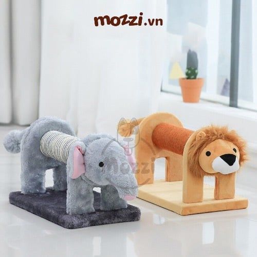 Cat tree Trụ mèo cào móng hình thú