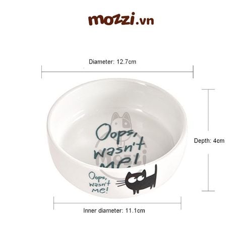  Elite chén sứ hình mèo Oops 