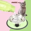 Chén ăn inox hình mặt mèo