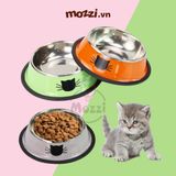  Chén ăn inox hình mặt mèo 