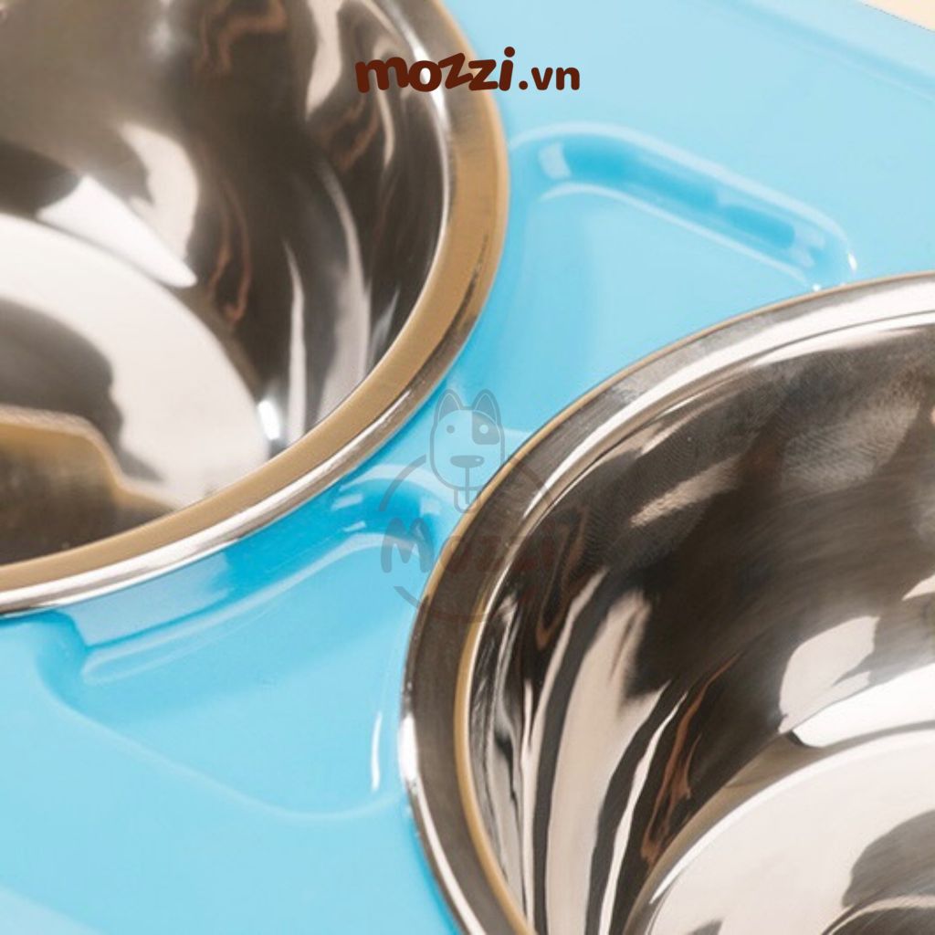Ghế kê khay thức ăn đôi tháo rời inox