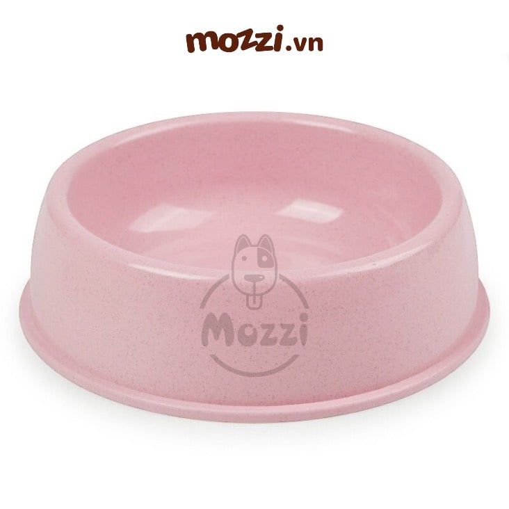Chén ăn đơn tròn đậu nành cho chó mèo