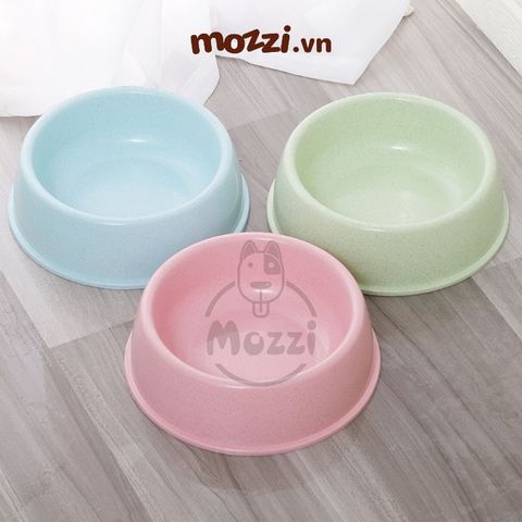  Chén ăn đơn tròn đậu nành cho chó mèo 