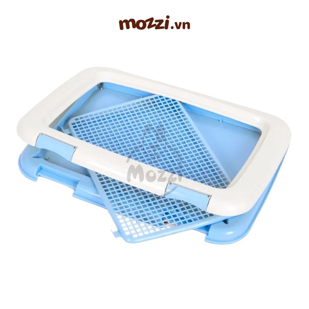 Khay vệ sinh cho chó Hipi có sẵn trụ, tường lẻ