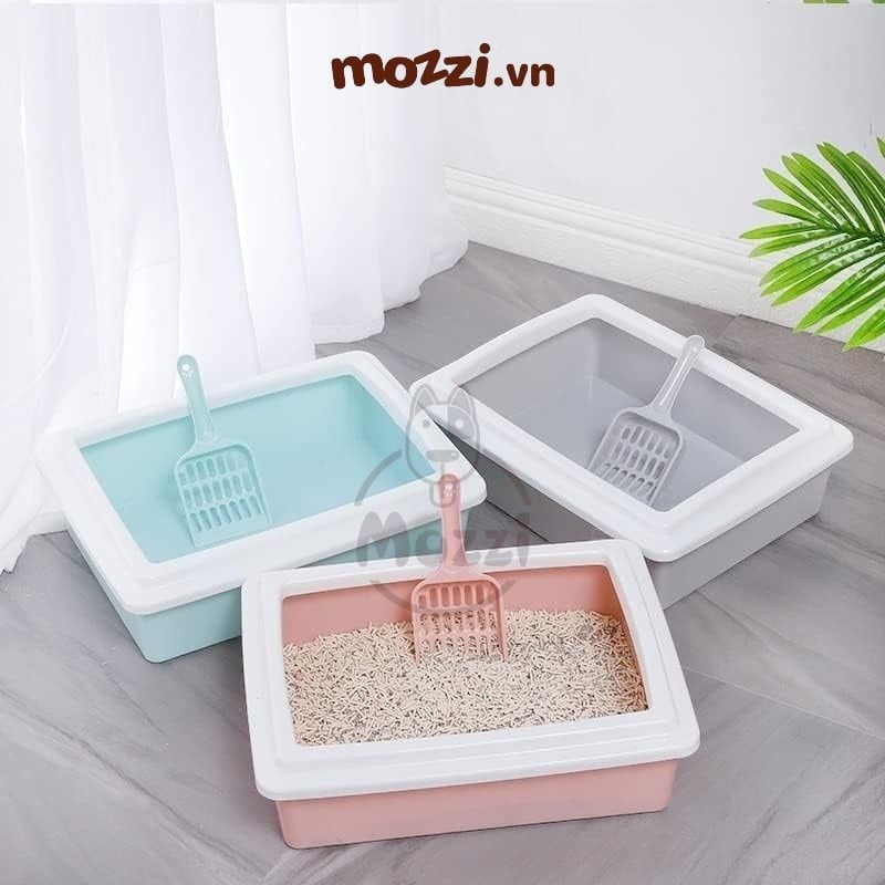 Khay cát vệ sinh cho mèo hình chữ nhật 39x29cm