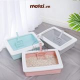  Khay cát vệ sinh cho mèo hình chữ nhật 39x29cm 