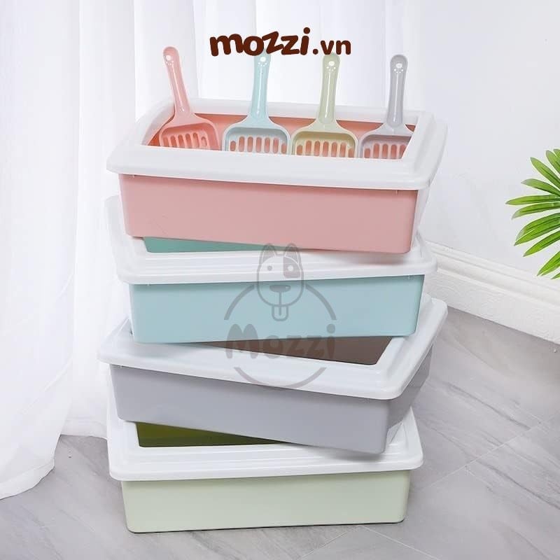 Khay cát vệ sinh cho mèo hình chữ nhật 39x29cm