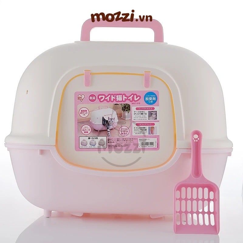 Khay cát vệ sinh cho mèo Iris Nhật Bản nhà khép kín