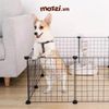 Tấm ghép chuồng lưới sắt theo ý thích cho chó mèo