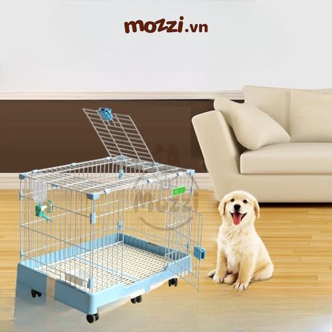  Chuồng di động có khay lót sàn 