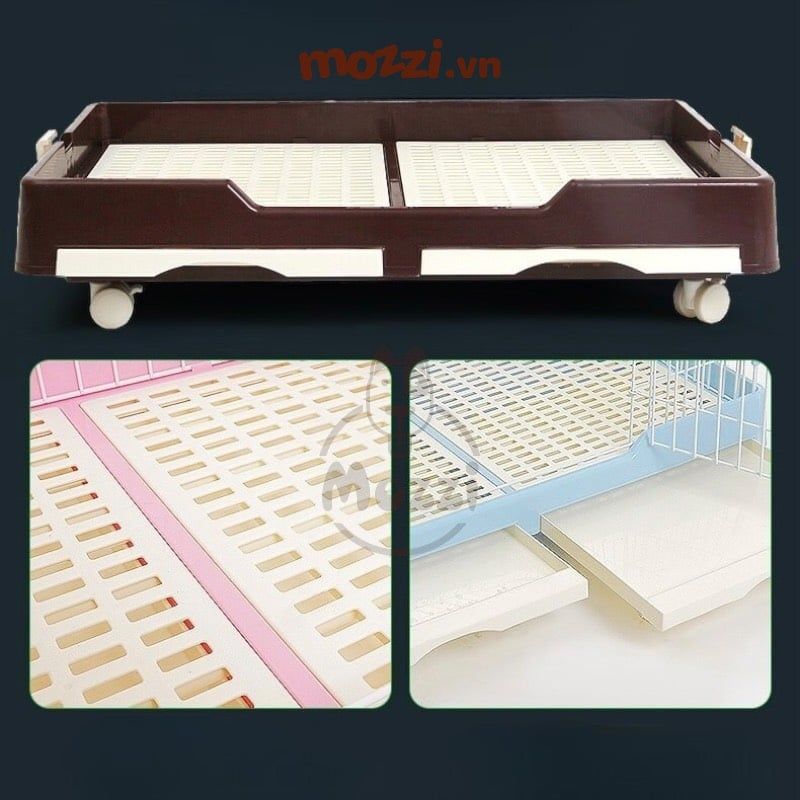 Chuồng di động có khay lót sàn