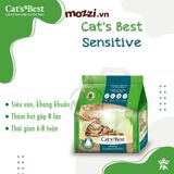  Cát gỗ cho mèo Cat's Best Sensitive siêu thấm hút kháng khuẩn 