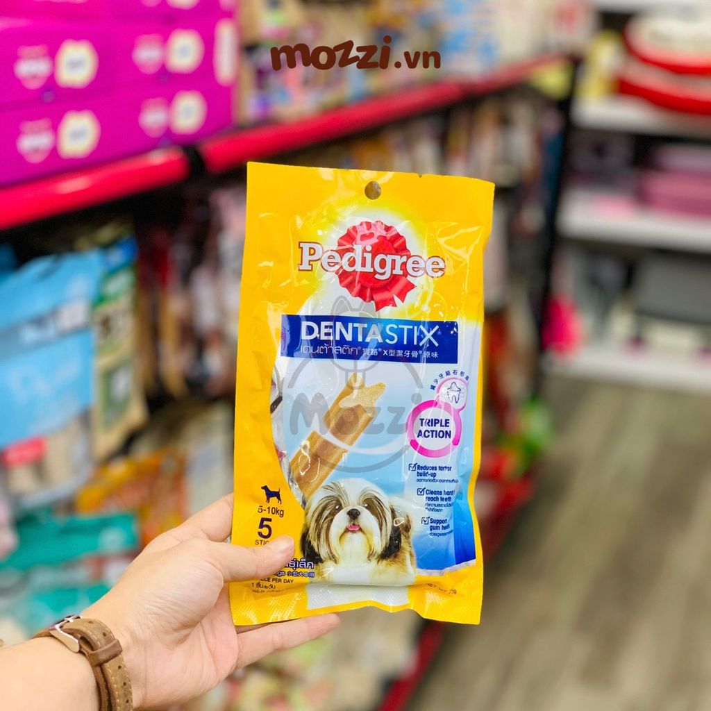 Snack cho chó Xương gặm sạch răng Dentastix Pedigree