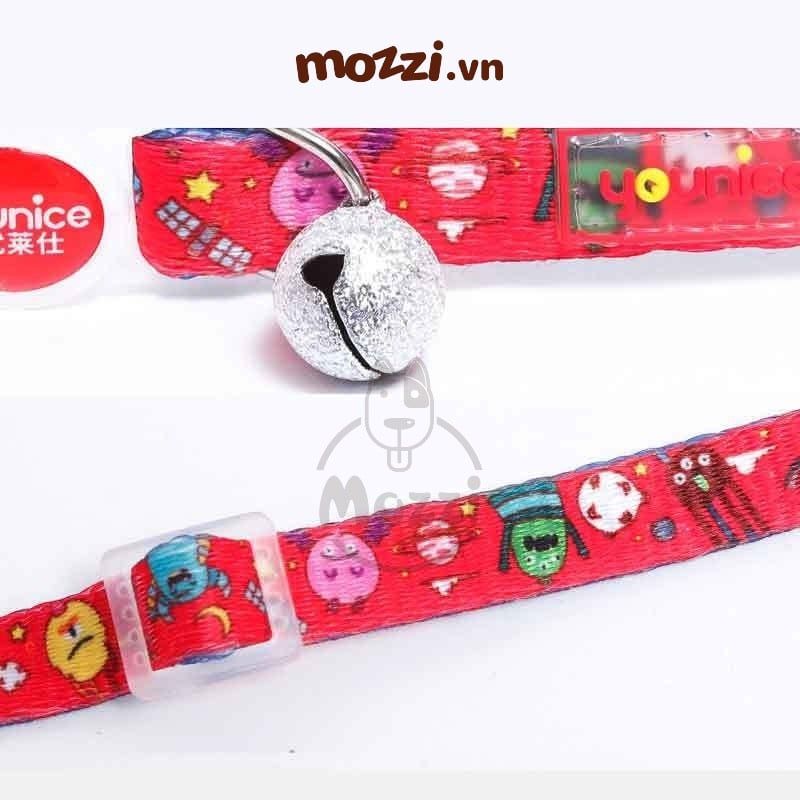 Younice Vòng cổ kèm chuông cho mèo [20-32cm 2-6kg]