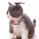  Younice Vòng cổ kèm chuông cho mèo [20-32cm 2-6kg] 