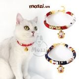 Vòng cổ handmade Nhật Bản kèm chuông cho chó mèo 