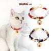 Vòng cổ handmade Nhật Bản kèm chuông cho chó mèo